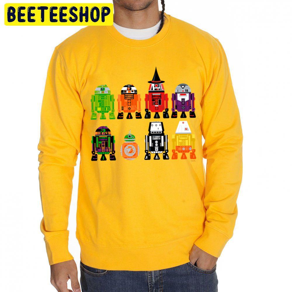 Colorful Robot Trending Unisex Sweatshirt Colorful Robot Trending Unisex Sweatshirt