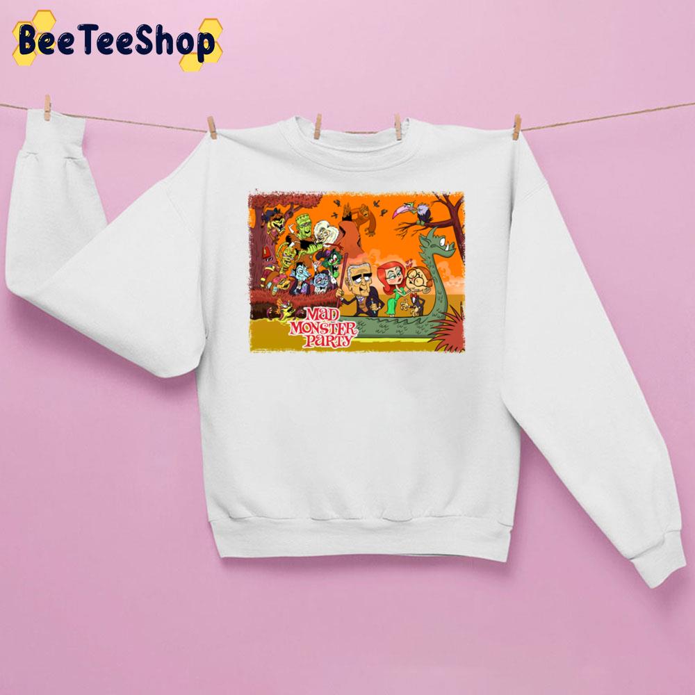 Colorful Tribute To Rankin Bass's Mad Monster Party Animated Musical Comedy Film Halloween Unisex Sweatshirt Colorful Tribute To Rankin Bass's Mad Monster Party Animated Musical Comedy Film Halloween Unisex Sweatshirt