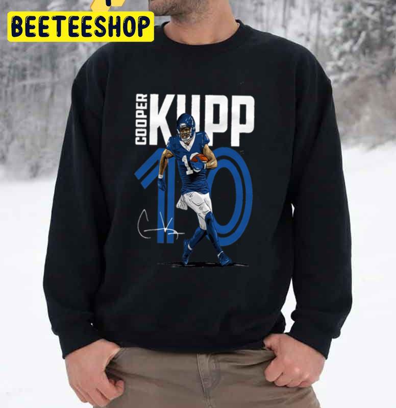 Cooper Kupp With Signature Football Player Trending Unisex Sweatshirt Cooper Kupp With Signature Football Player Trending Unisex Sweatshirt