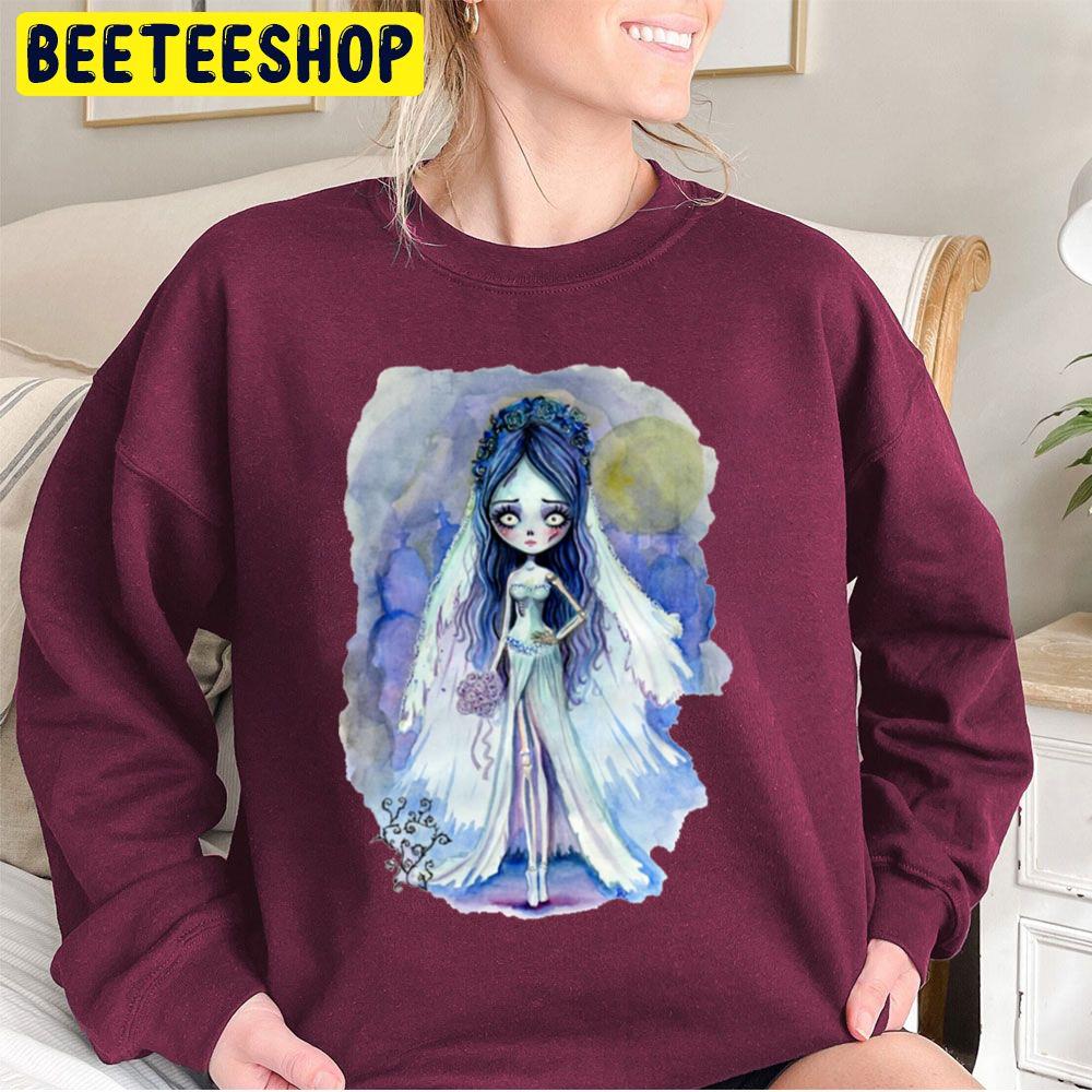 Corpse Bride Water Color Halloween Unisex Sweatshirt Corpse Bride Water Color Halloween Unisex Sweatshirt