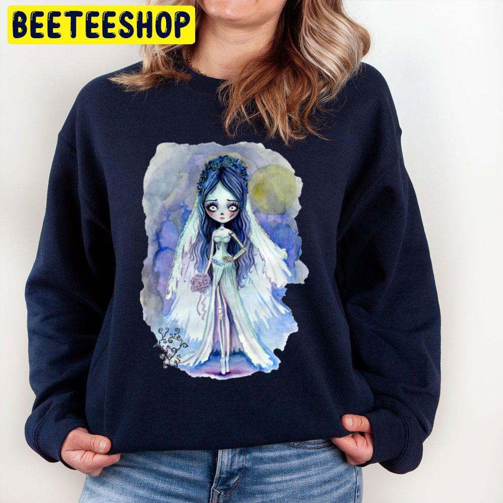 Corpse Bride Water Color Halloween Unisex Sweatshirt Corpse Bride Water Color Halloween Unisex Sweatshirt