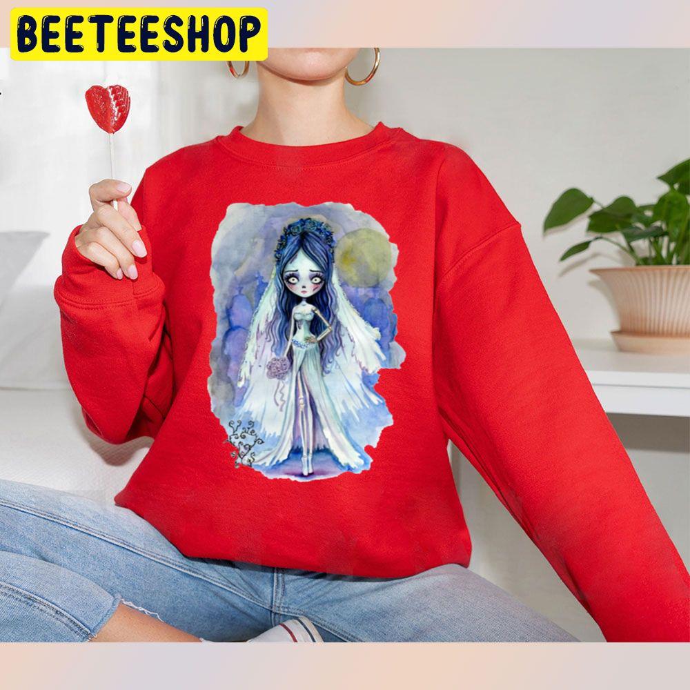 Corpse Bride Water Color Halloween Unisex Sweatshirt Corpse Bride Water Color Halloween Unisex Sweatshirt