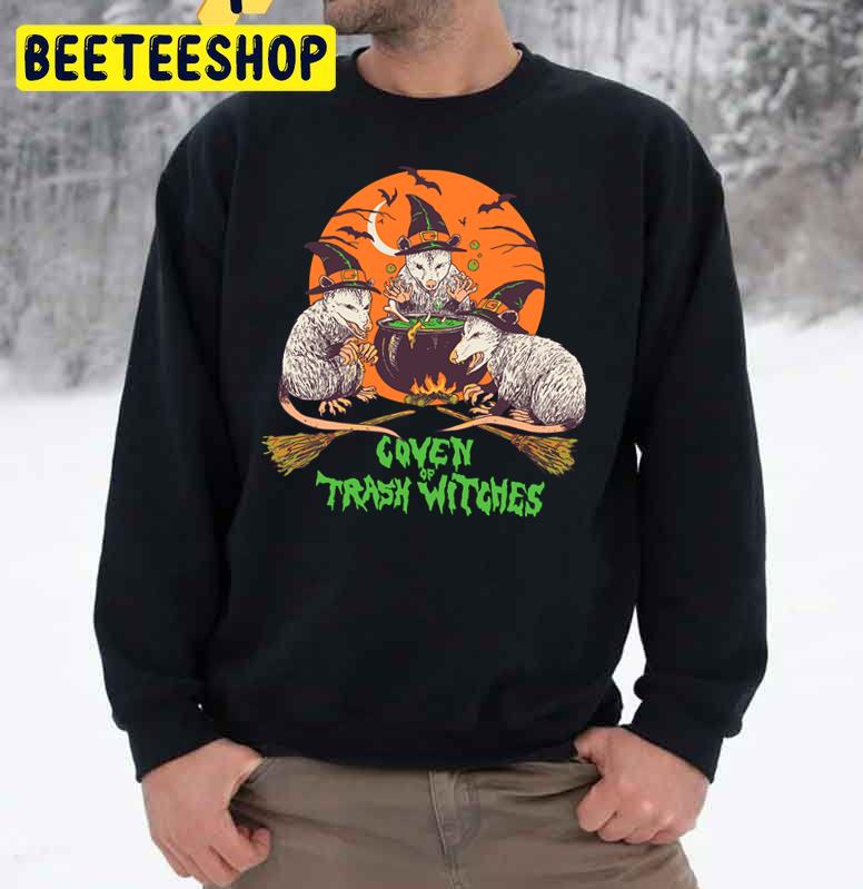 Coven Of Trash Witches Halloween Trending Unisex Sweatshirt Coven Of Trash Witches Halloween Trending Unisex Sweatshirt
