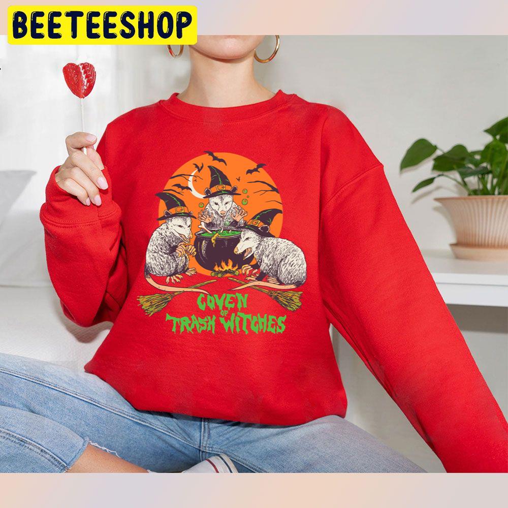 Coven Of Trash Witches Halloween Trending Unisex Sweatshirt Coven Of Trash Witches Halloween Trending Unisex Sweatshirt