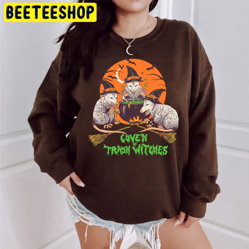Coven Of Trash Witches Halloween Trending Unisex Sweatshirt Coven Of Trash Witches Halloween Trending Unisex Sweatshirt