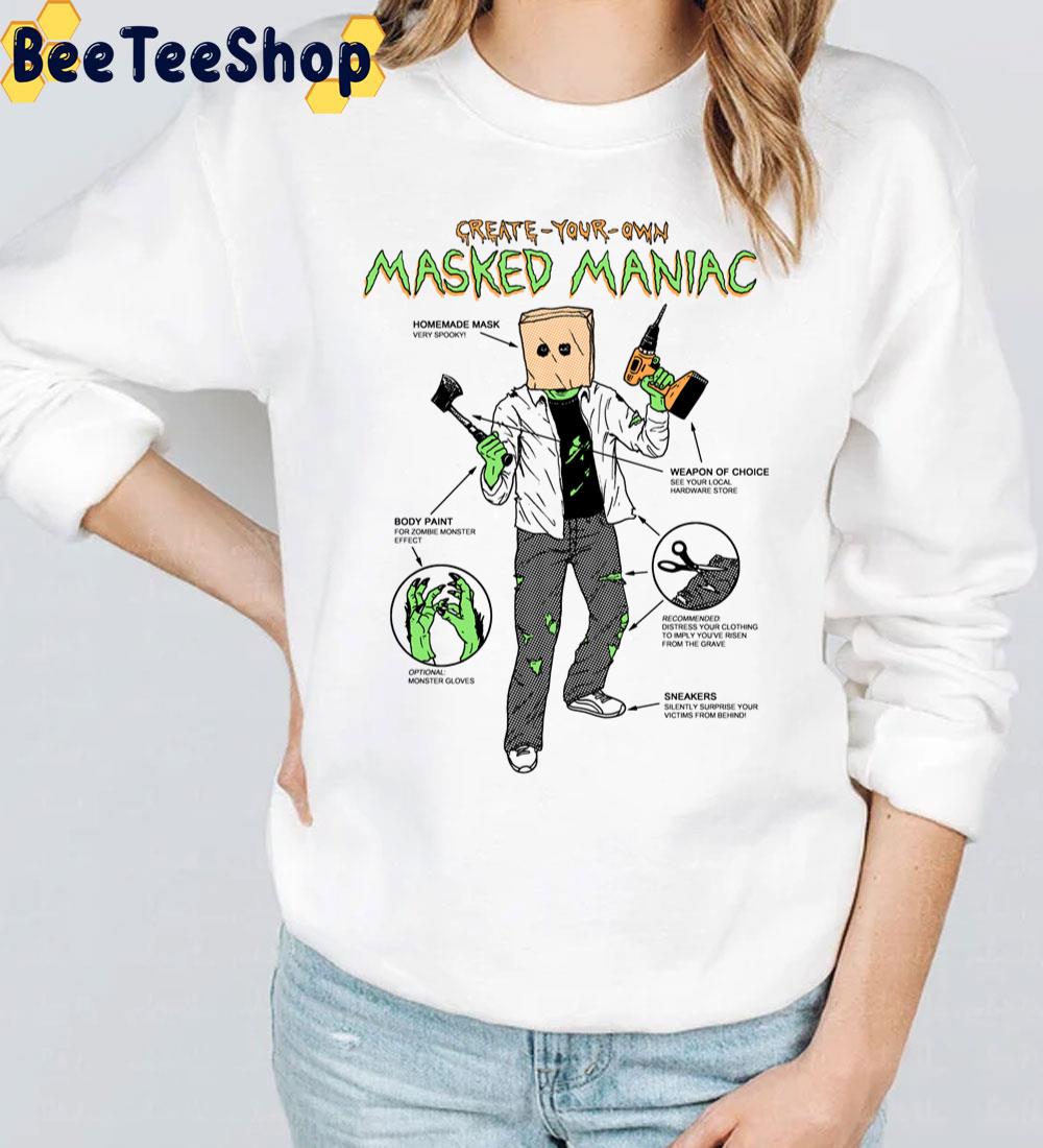 Create-Your-Own Masked Maniac Halloween Hoodie Trending Unisex Sweatshirt Create-Your-Own Masked Maniac Halloween Hoodie Trending Unisex Sweatshirt