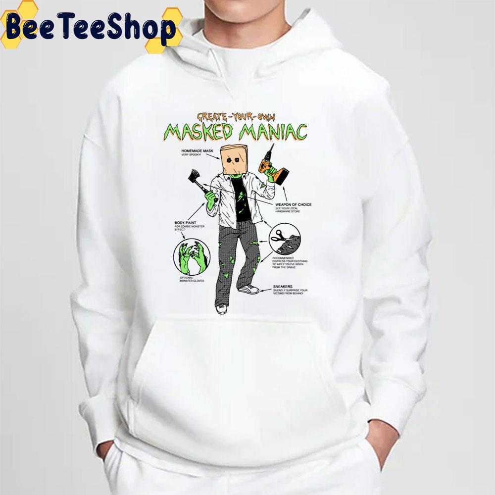 Create-Your-Own Masked Maniac Halloween Hoodie Trending Unisex Sweatshirt Create-Your-Own Masked Maniac Halloween Hoodie Trending Unisex Sweatshirt