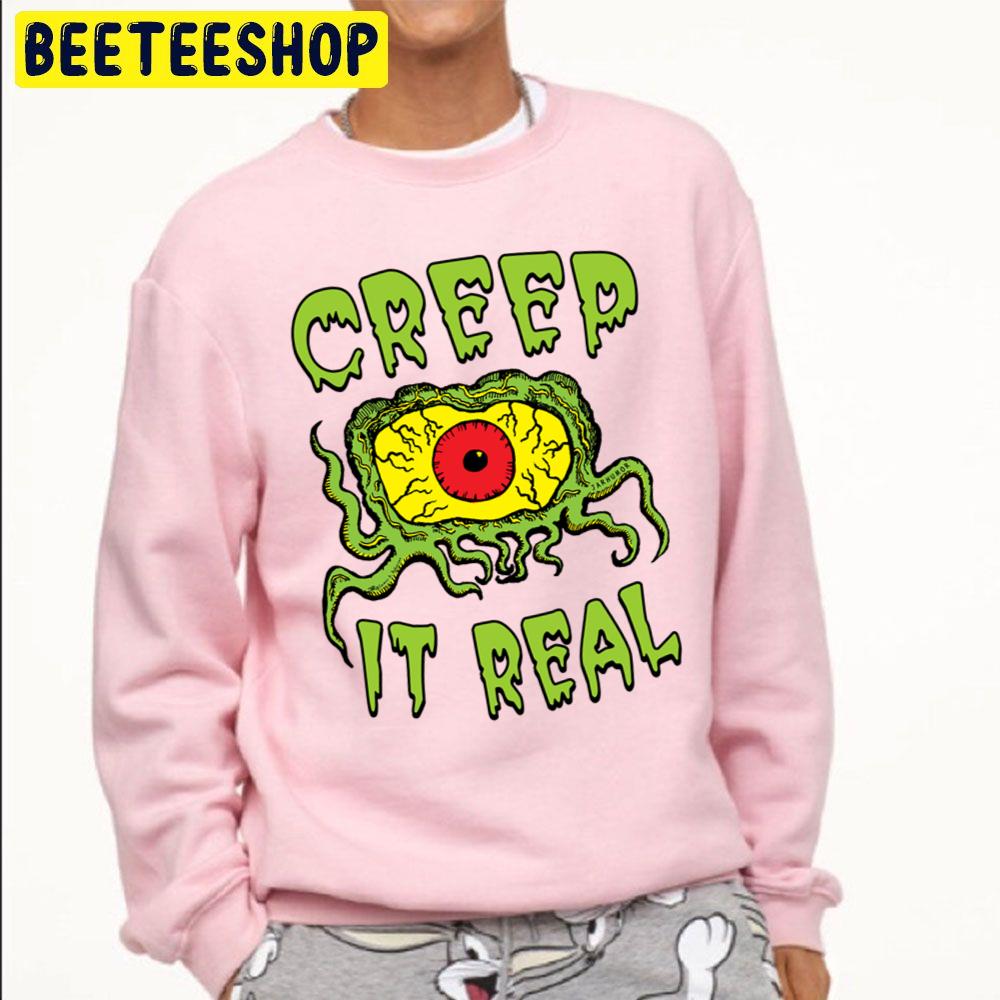 Creep It Real Zombie's Eye Halloween Trending Unisex Sweatshirt Creep It Real Zombie's Eye Halloween Trending Unisex Sweatshirt