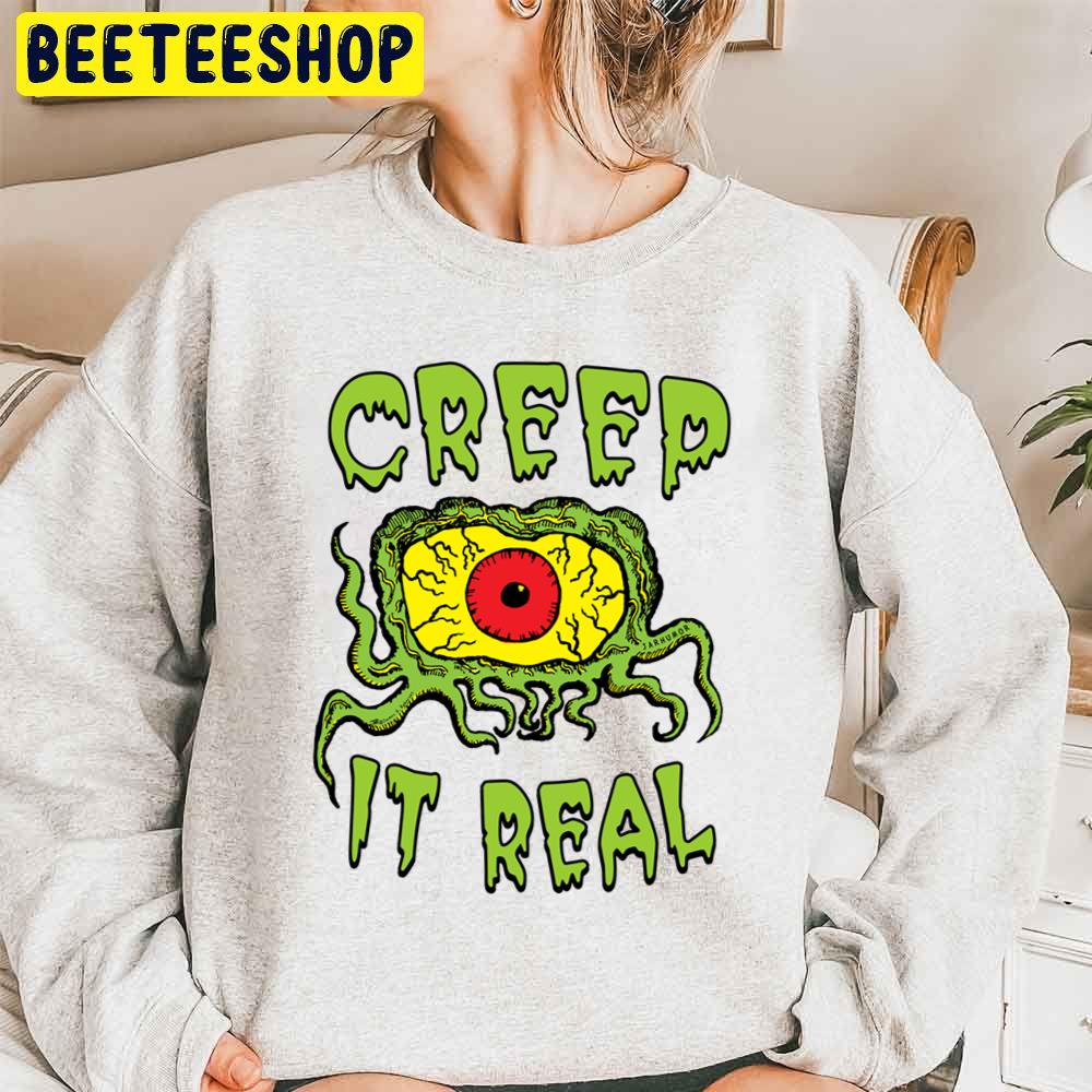 Creep It Real Zombie's Eye Halloween Trending Unisex Sweatshirt Creep It Real Zombie's Eye Halloween Trending Unisex Sweatshirt