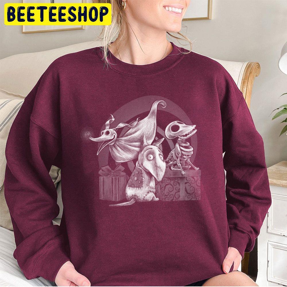 Creepy Dogs Halloween Unisex Sweatshirt Creepy Dogs Halloween Unisex Sweatshirt