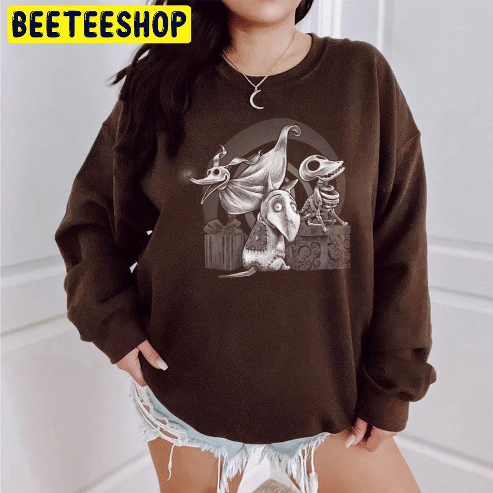 Creepy Dogs Halloween Unisex Sweatshirt Creepy Dogs Halloween Unisex Sweatshirt