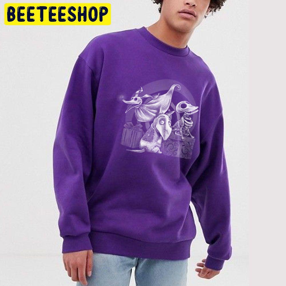 Creepy Dogs Halloween Unisex Sweatshirt Creepy Dogs Halloween Unisex Sweatshirt