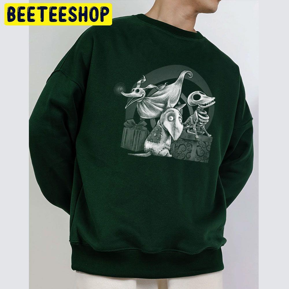 Creepy Dogs Halloween Unisex Sweatshirt Creepy Dogs Halloween Unisex Sweatshirt