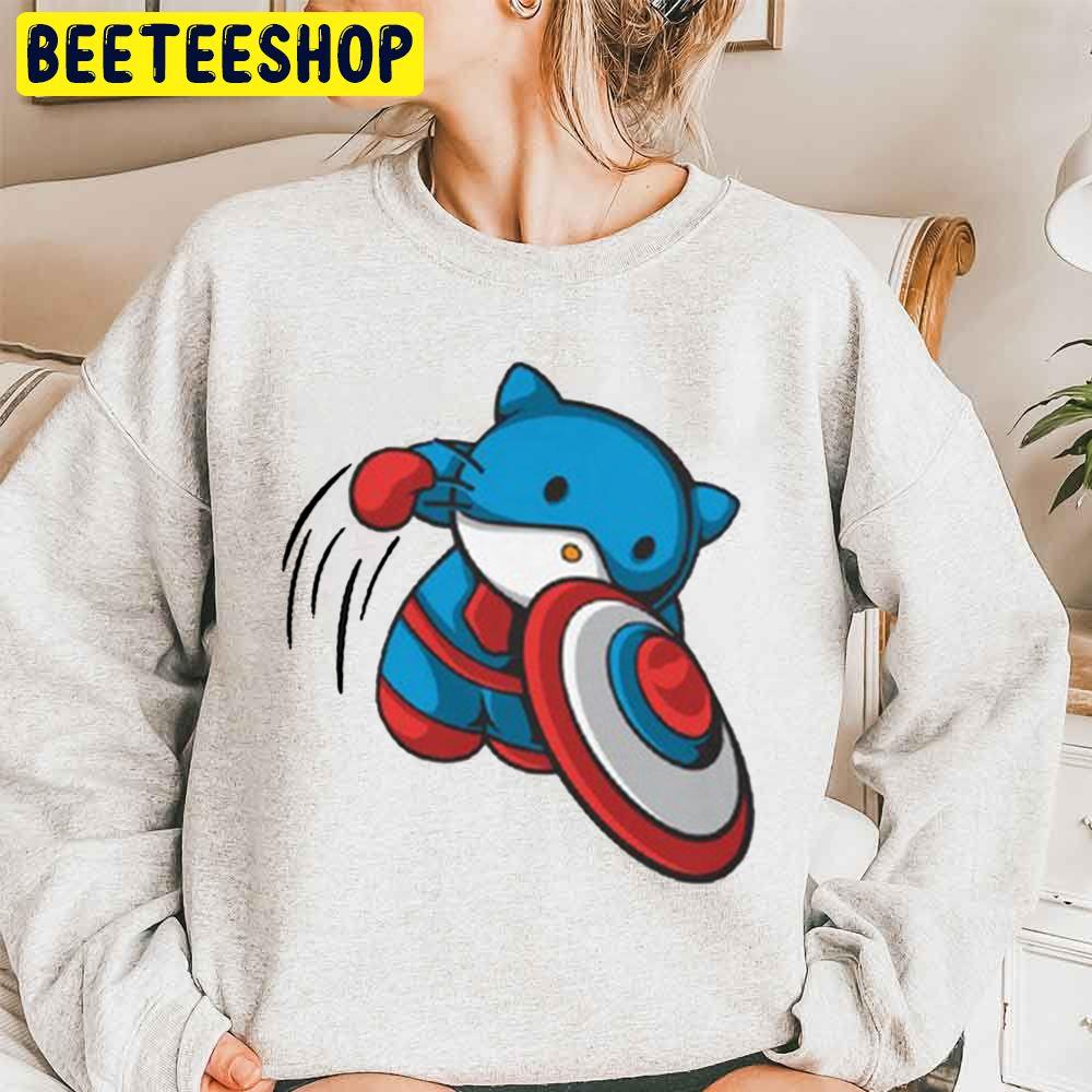 Cute Captain Kitty Trending Unisex Sweatshirt Cute Captain Kitty Trending Unisex Sweatshirt