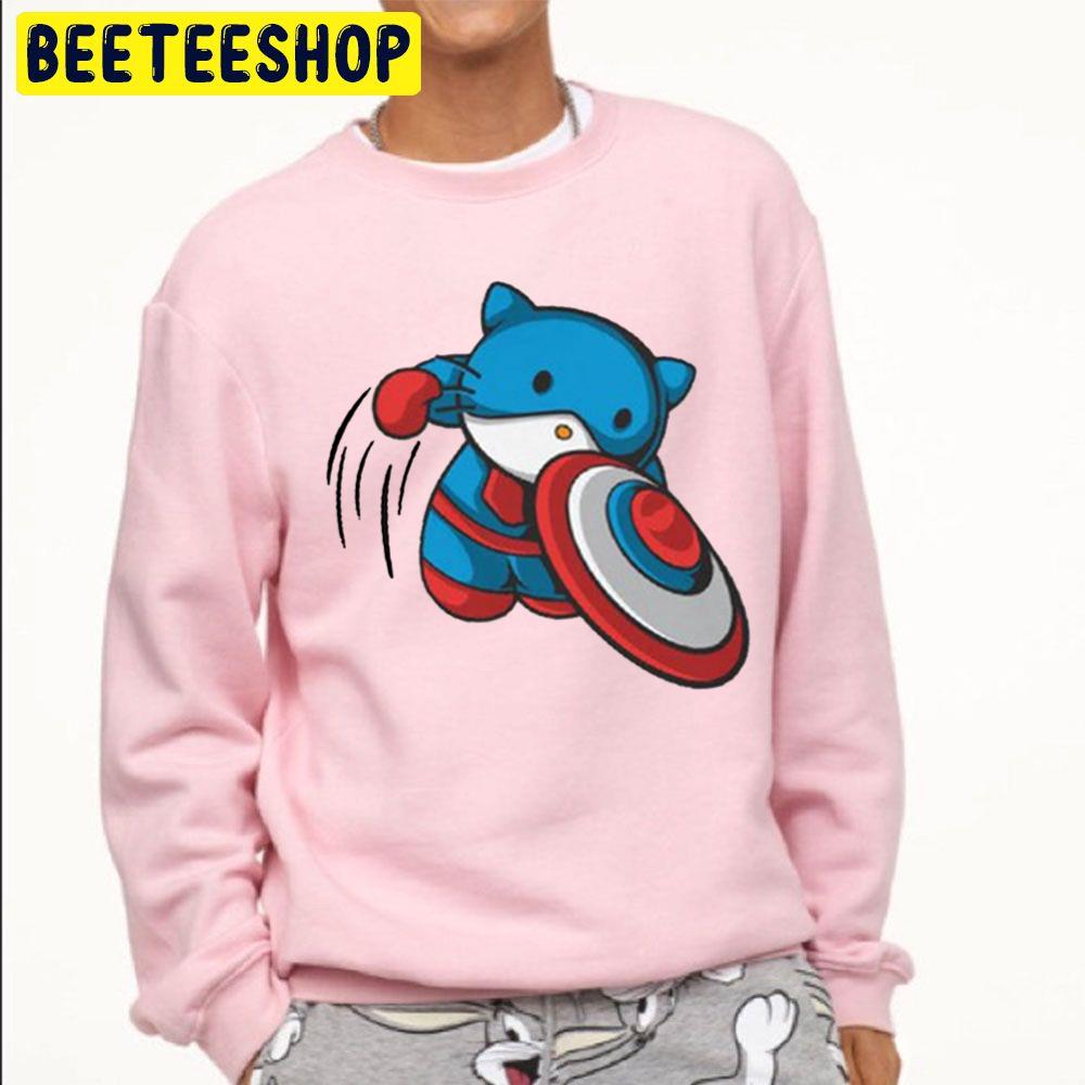 Cute Captain Kitty Trending Unisex Sweatshirt Cute Captain Kitty Trending Unisex Sweatshirt