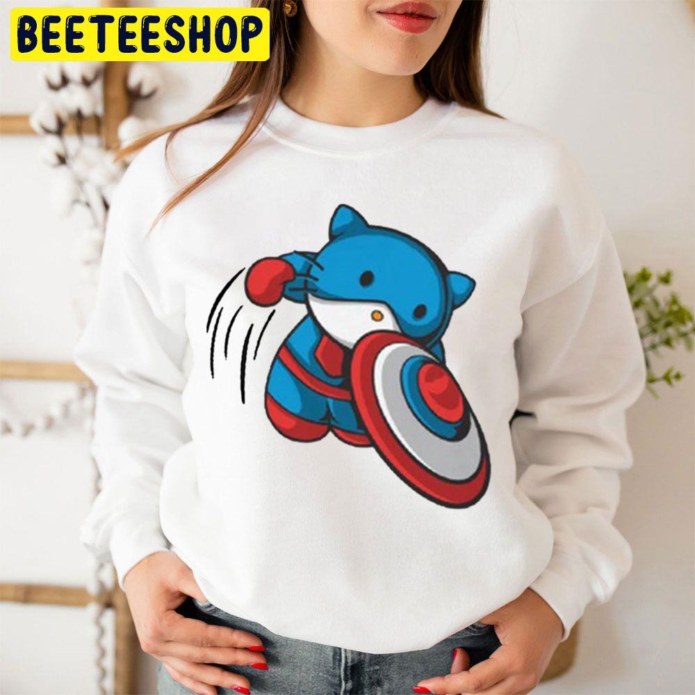 Cute Captain Kitty Trending Unisex Sweatshirt Cute Captain Kitty Trending Unisex Sweatshirt
