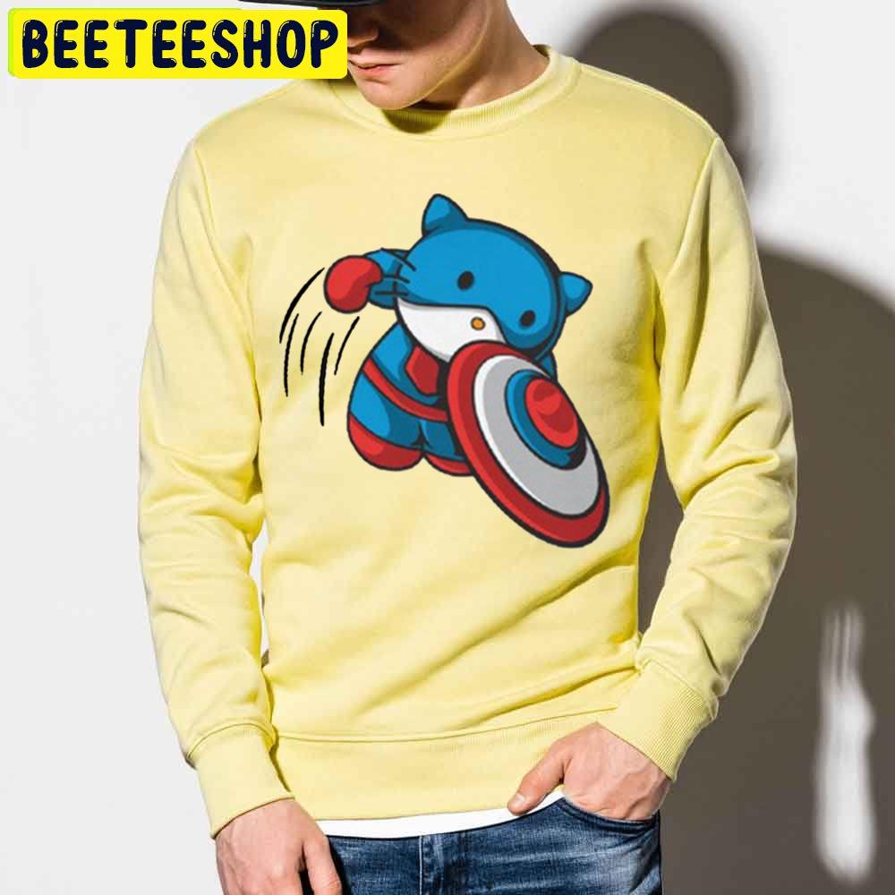 Cute Captain Kitty Trending Unisex Sweatshirt Cute Captain Kitty Trending Unisex Sweatshirt