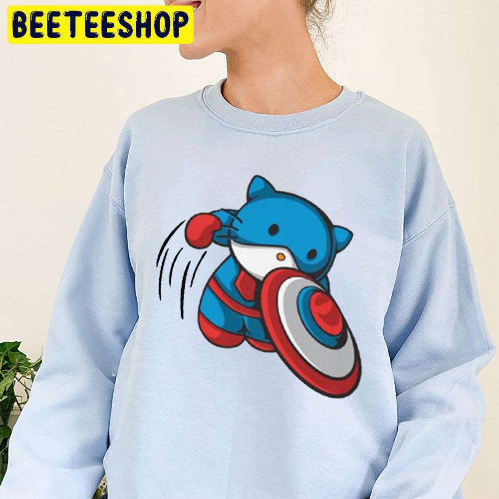 Cute Captain Kitty Trending Unisex Sweatshirt Cute Captain Kitty Trending Unisex Sweatshirt