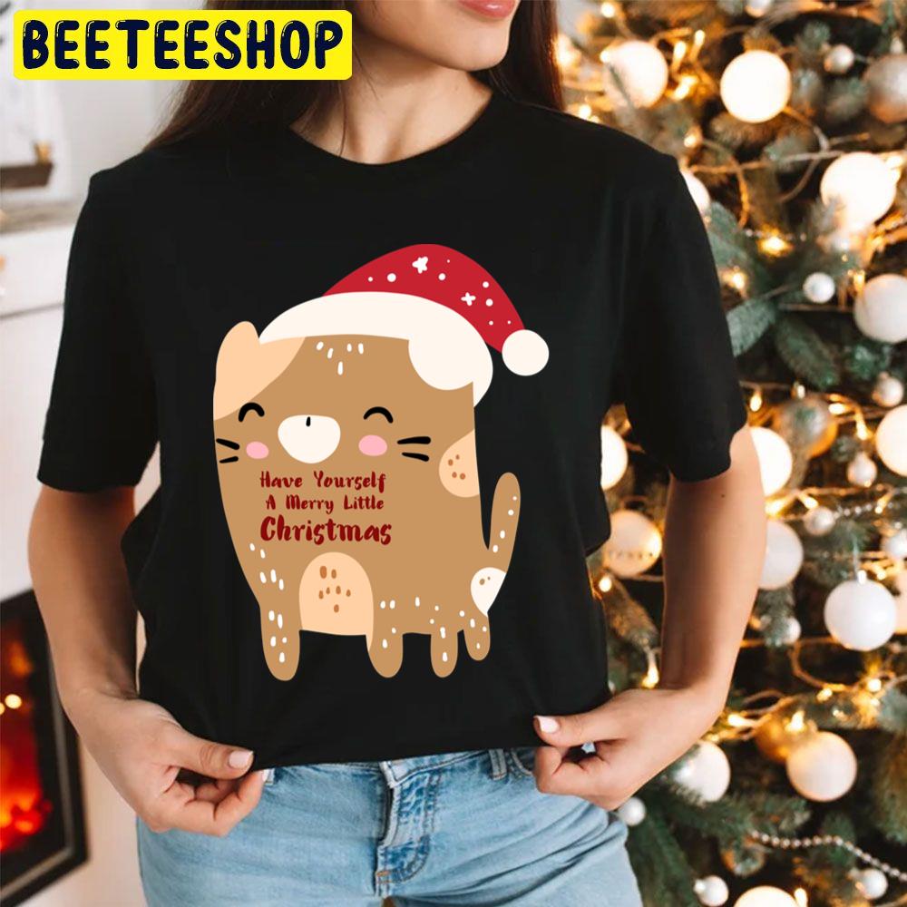 Cute Cat Have Yourself A Merry Little Christmas Trending Unisex Hoodie Cute Cat Have Yourself A Merry Little Christmas Trending Unisex Hoodie