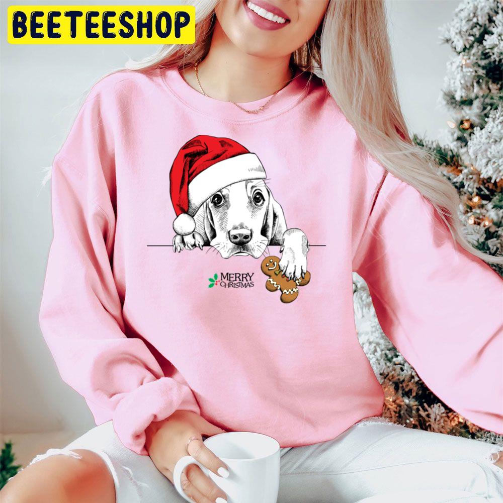 Cute Dog Merry Christmas Christmas Trending Unisex Hoodie Cute Dog Merry Christmas Christmas Trending Unisex Hoodie
