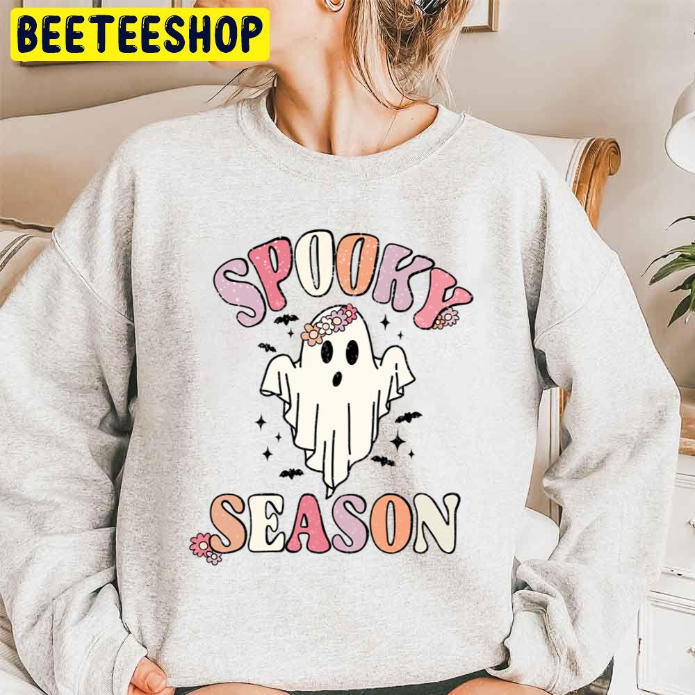 Cute Halloween Spooky Season Cutest Ghost Colorful Halloween Trending Unisex Sweatshirt Cute Halloween Spooky Season Cutest Ghost Colorful Halloween Trending Unisex Sweatshirt