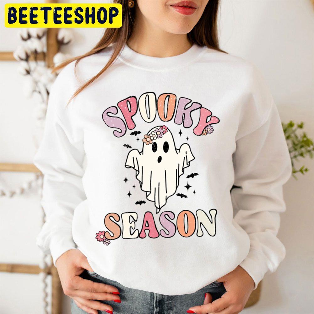 Cute Halloween Spooky Season Cutest Ghost Colorful Halloween Trending Unisex Sweatshirt Cute Halloween Spooky Season Cutest Ghost Colorful Halloween Trending Unisex Sweatshirt