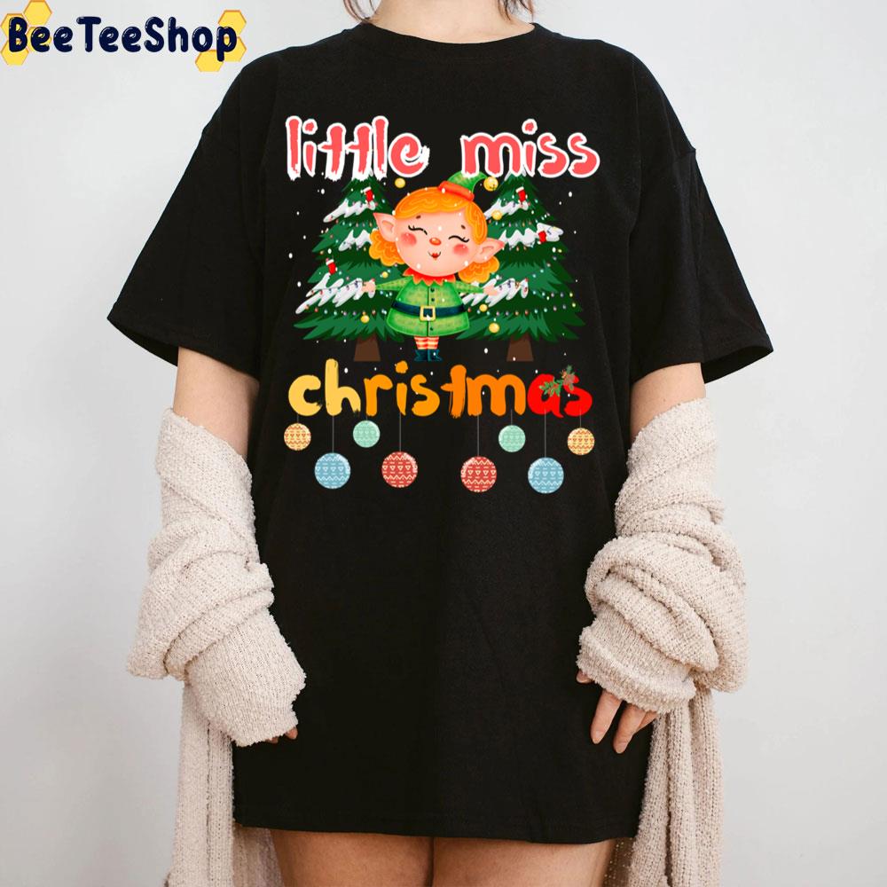 Cute Little Miss Christmas Trending Unisex Sweatshirt Cute Little Miss Christmas Trending Unisex Sweatshirt