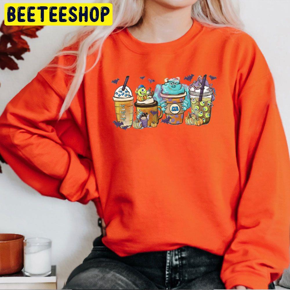 Cute Monster Inc Fall Coffee Cup Pumpkin Spice Halloween Trending Unisex Sweatshirt Cute Monster Inc Fall Coffee Cup Pumpkin Spice Halloween Trending Unisex Sweatshirt