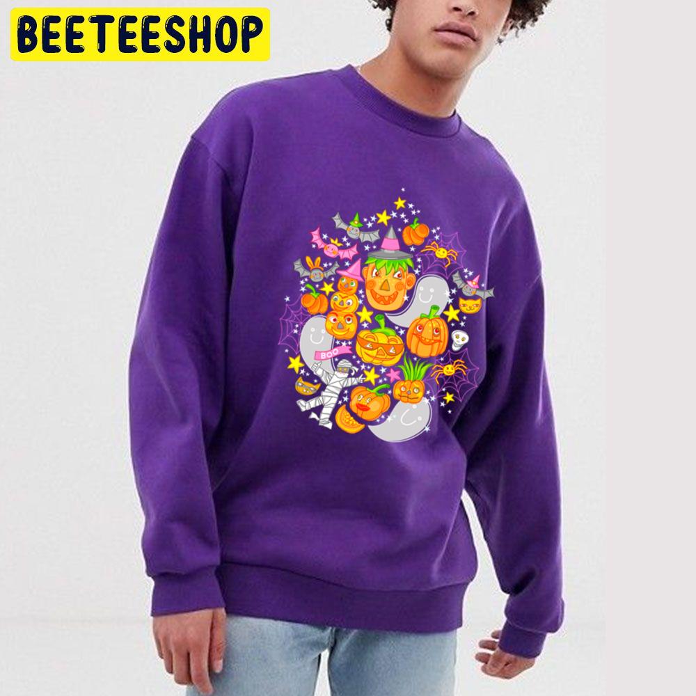 Cute Pumpkin Icon Halloween Unisex Sweatshirt Cute Pumpkin Icon Halloween Unisex Sweatshirt