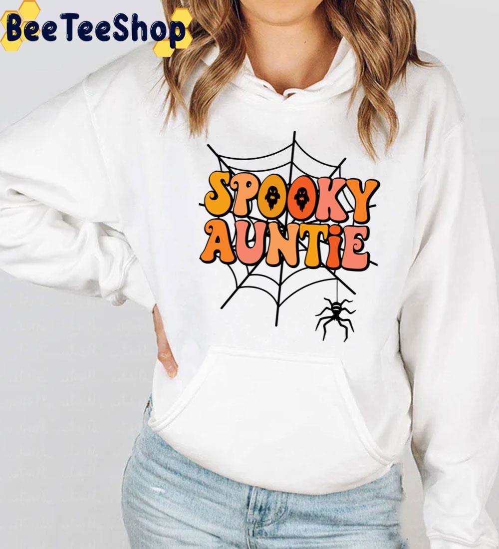 Cute Spooky Auntie Halloween Aunt Trending Unisex Sweatshirt Cute Spooky Auntie Halloween Aunt Trending Unisex Sweatshirt