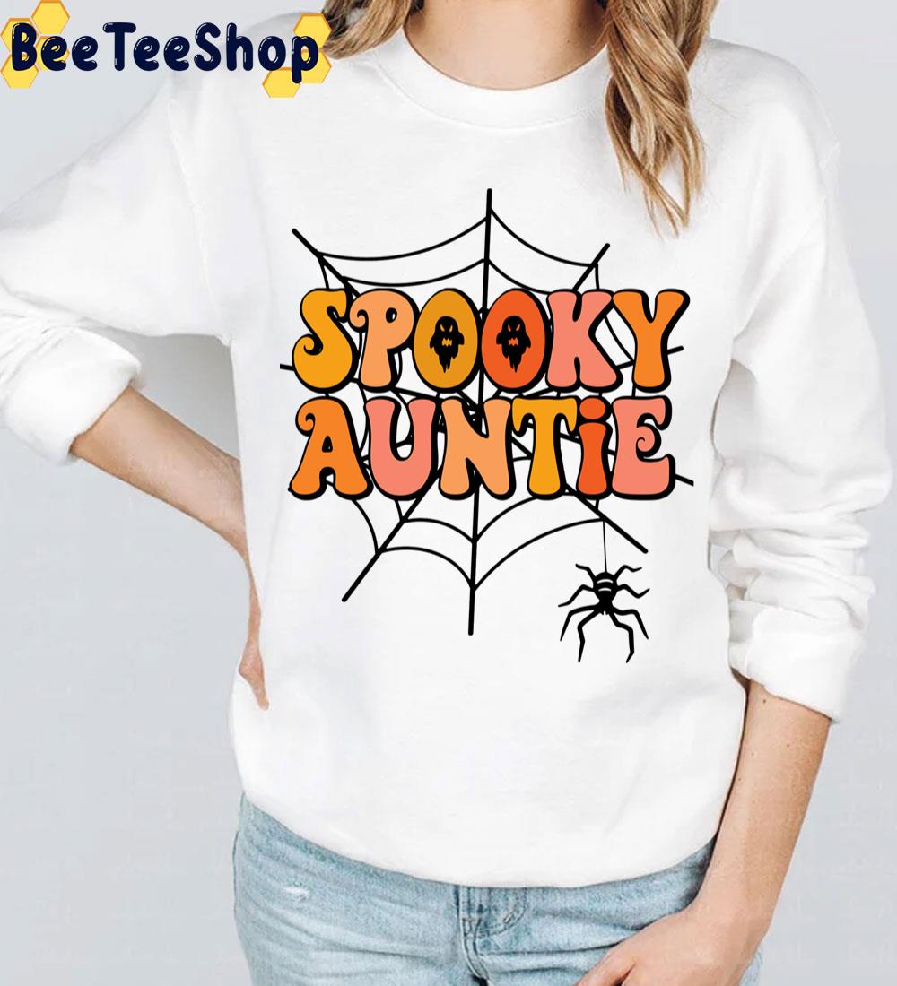 Cute Spooky Auntie Halloween Aunt Trending Unisex Sweatshirt Cute Spooky Auntie Halloween Aunt Trending Unisex Sweatshirt