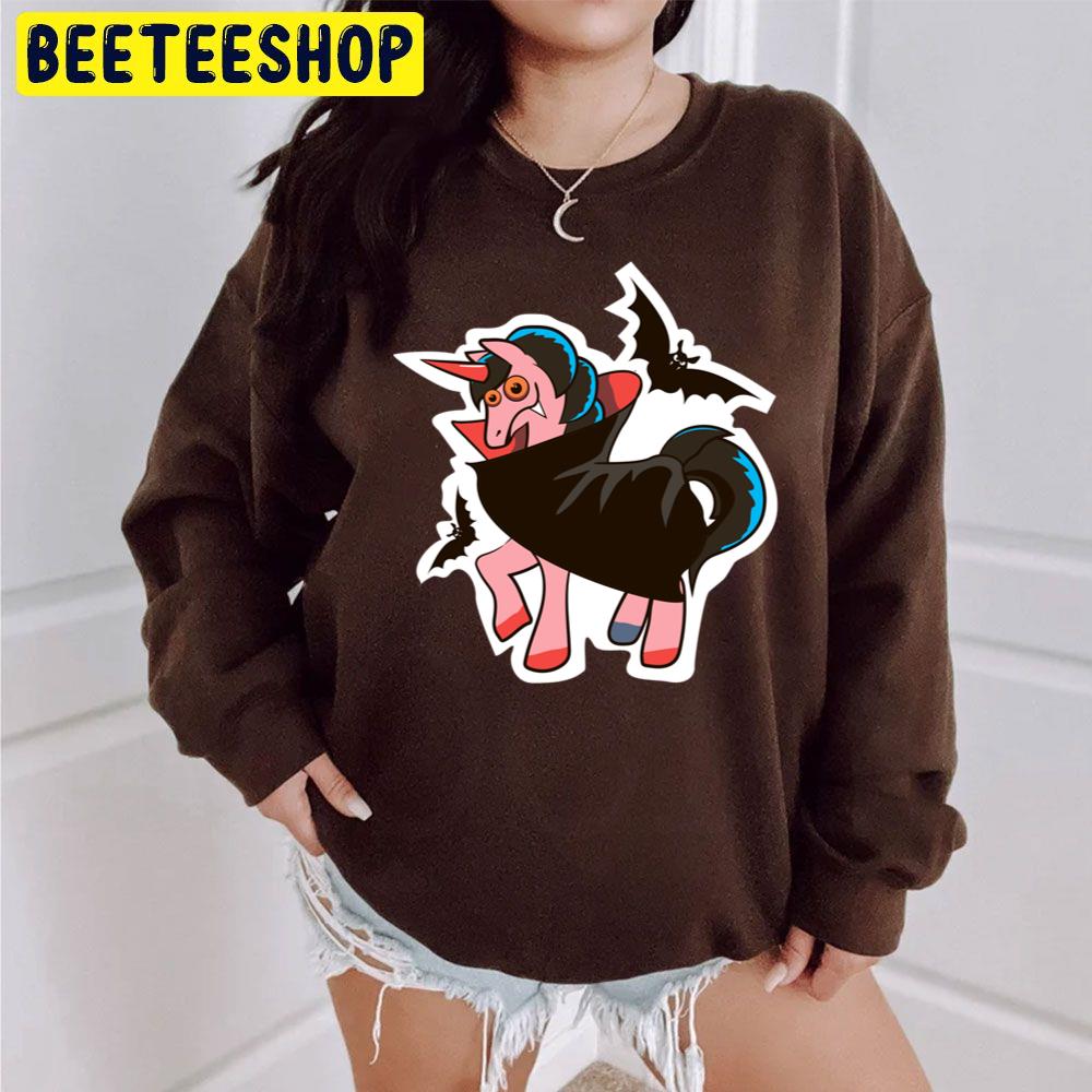 Cute Vampier Unicorn Halloween Unisex Sweatshirt Cute Vampier Unicorn Halloween Unisex Sweatshirt