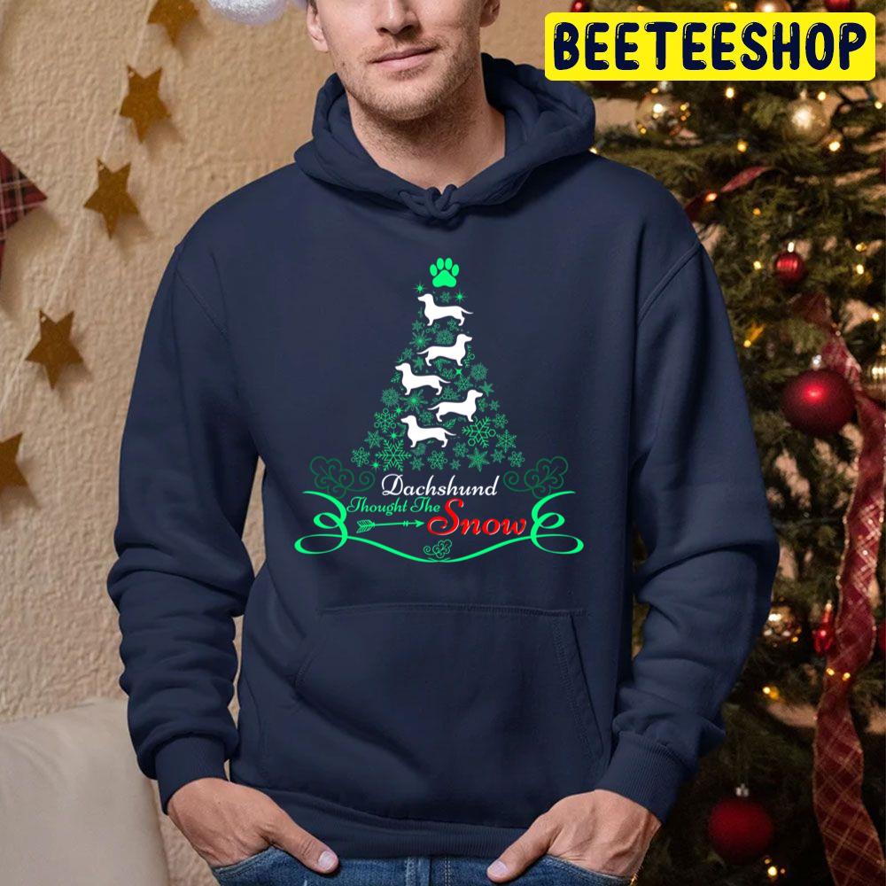 Dachshund Through The Snow Trending Unisex Hoodie Dachshund Through The Snow Trending Unisex Hoodie