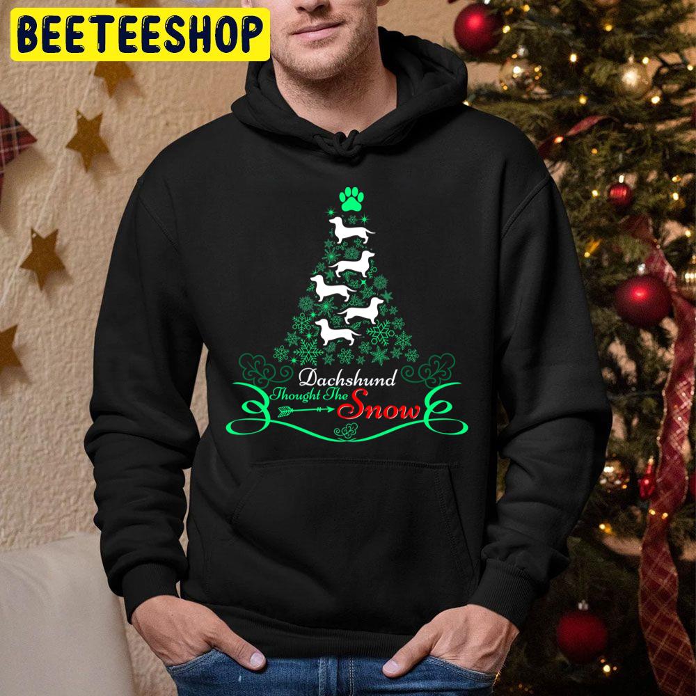 Dachshund Through The Snow Trending Unisex Hoodie Dachshund Through The Snow Trending Unisex Hoodie