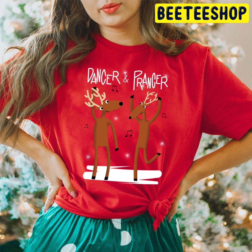 Dancer And Prancer Christmas Trending Unisex Hoodie Dancer And Prancer Christmas Trending Unisex Hoodie