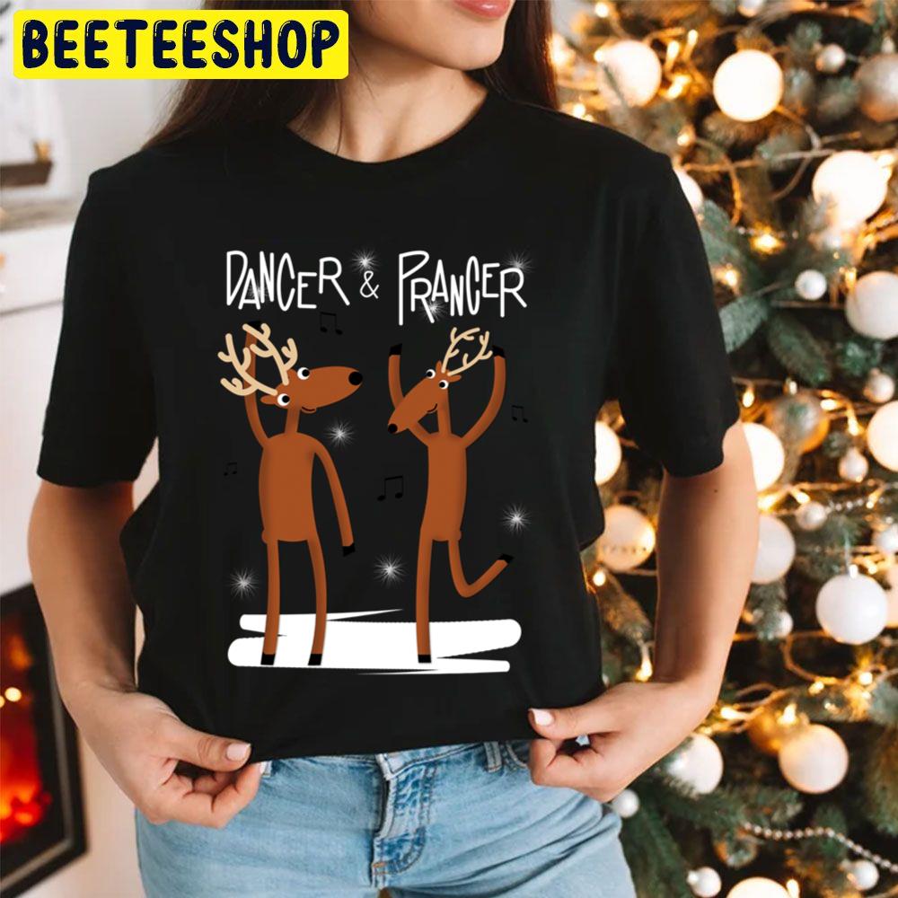 Dancer And Prancer Christmas Trending Unisex Hoodie Dancer And Prancer Christmas Trending Unisex Hoodie