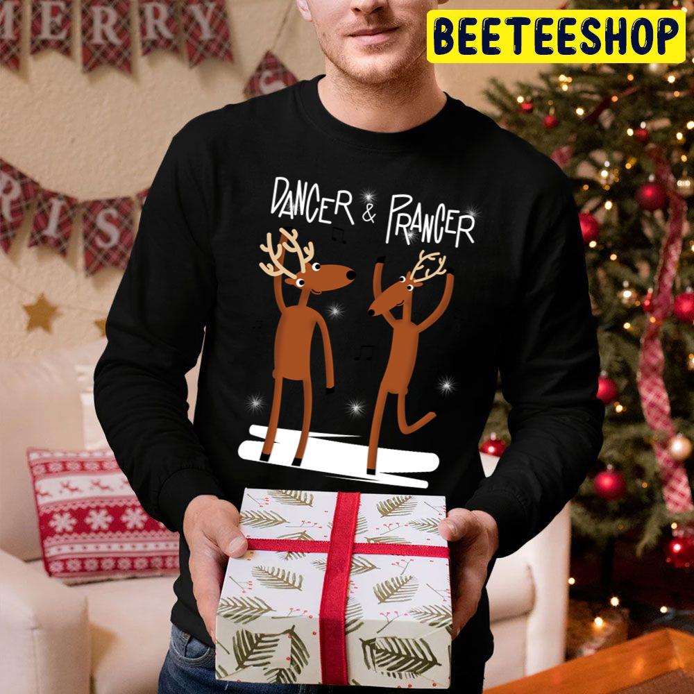 Dancer And Prancer Christmas Trending Unisex Hoodie Dancer And Prancer Christmas Trending Unisex Hoodie
