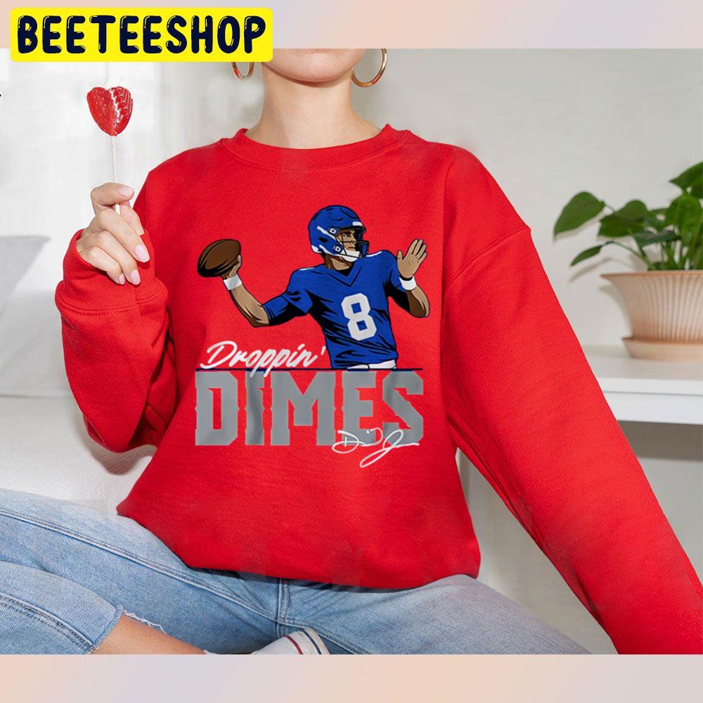Daniel Jones Dropping Dimes Signature Football Player Trending Unisex Sweatshirt Daniel Jones Dropping Dimes Signature Football Player Trending Unisex Sweatshirt