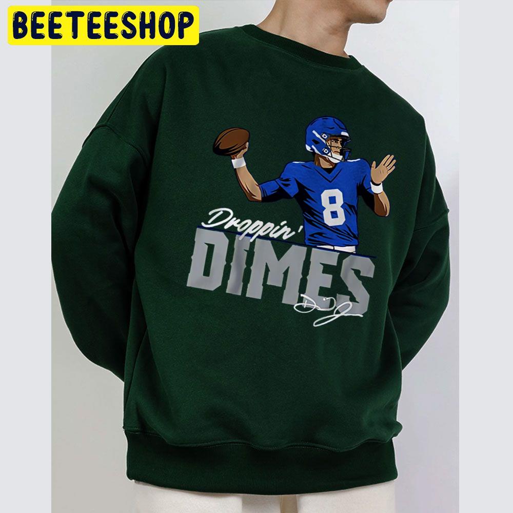 Daniel Jones Dropping Dimes Signature Football Player Trending Unisex Sweatshirt Daniel Jones Dropping Dimes Signature Football Player Trending Unisex Sweatshirt