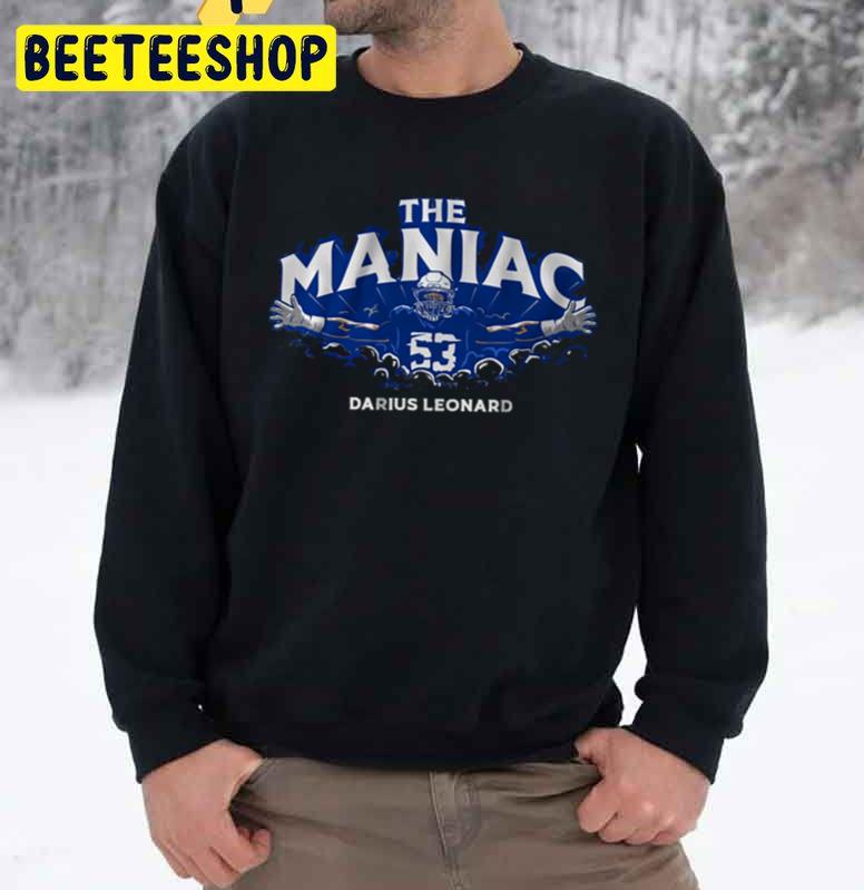 Darius Leonard The Maniac Football Player Trending Unisex Sweatshirt Darius Leonard The Maniac Football Player Trending Unisex Sweatshirt