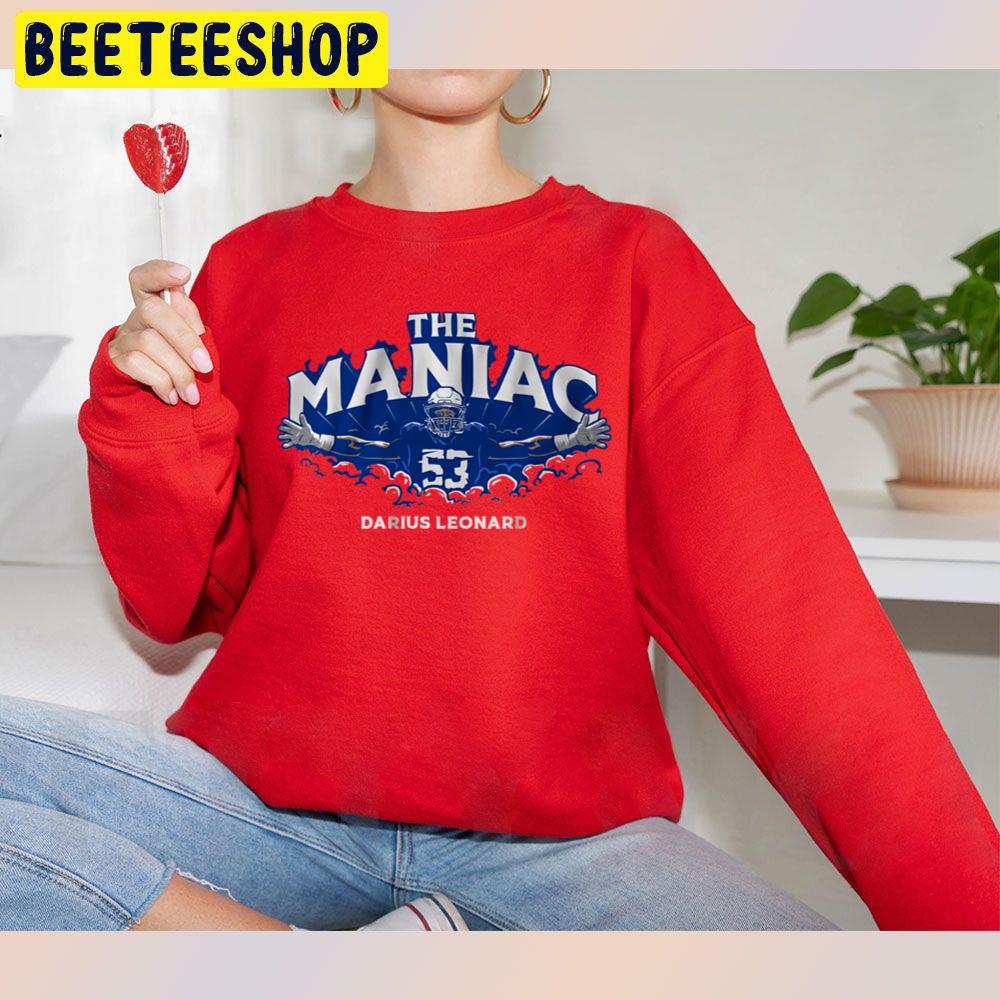 Darius Leonard The Maniac Football Player Trending Unisex Sweatshirt Darius Leonard The Maniac Football Player Trending Unisex Sweatshirt