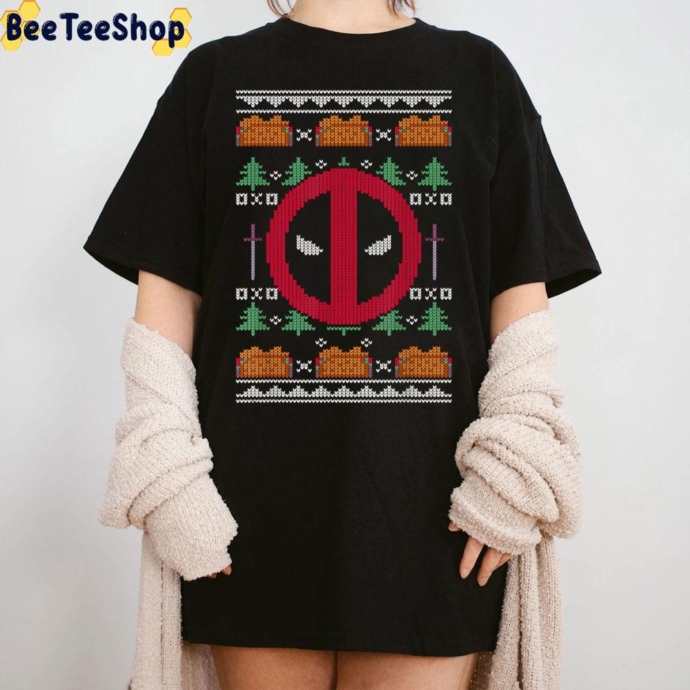 Deadpool Knit Pattern Christmas Trending Unisex Sweatshirt Deadpool Knit Pattern Christmas Trending Unisex Sweatshirt