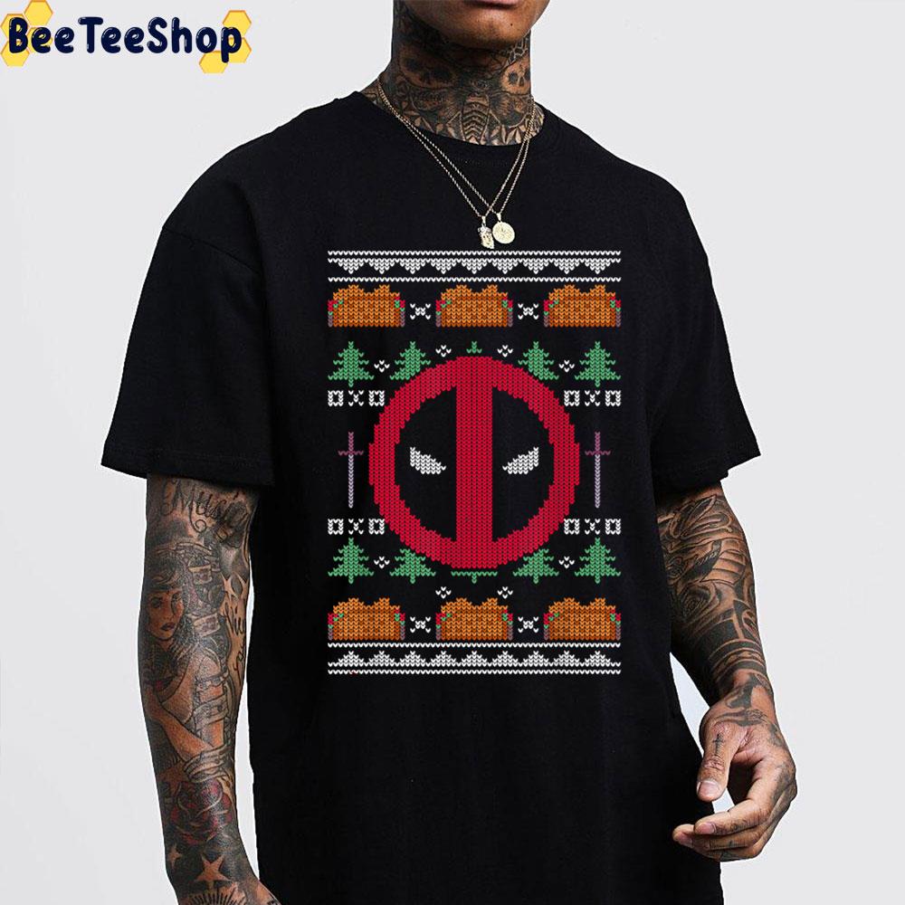 Deadpool Knit Pattern Christmas Trending Unisex Sweatshirt Deadpool Knit Pattern Christmas Trending Unisex Sweatshirt