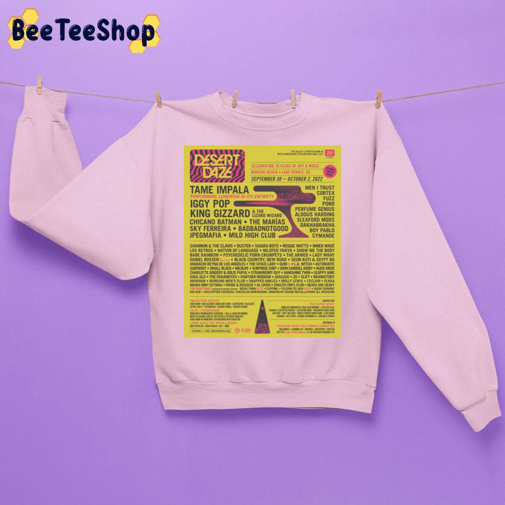 Desert Daze October Festival 2022 Trending Unisex Sweatshirt Desert Daze October Festival 2022 Trending Unisex Sweatshirt