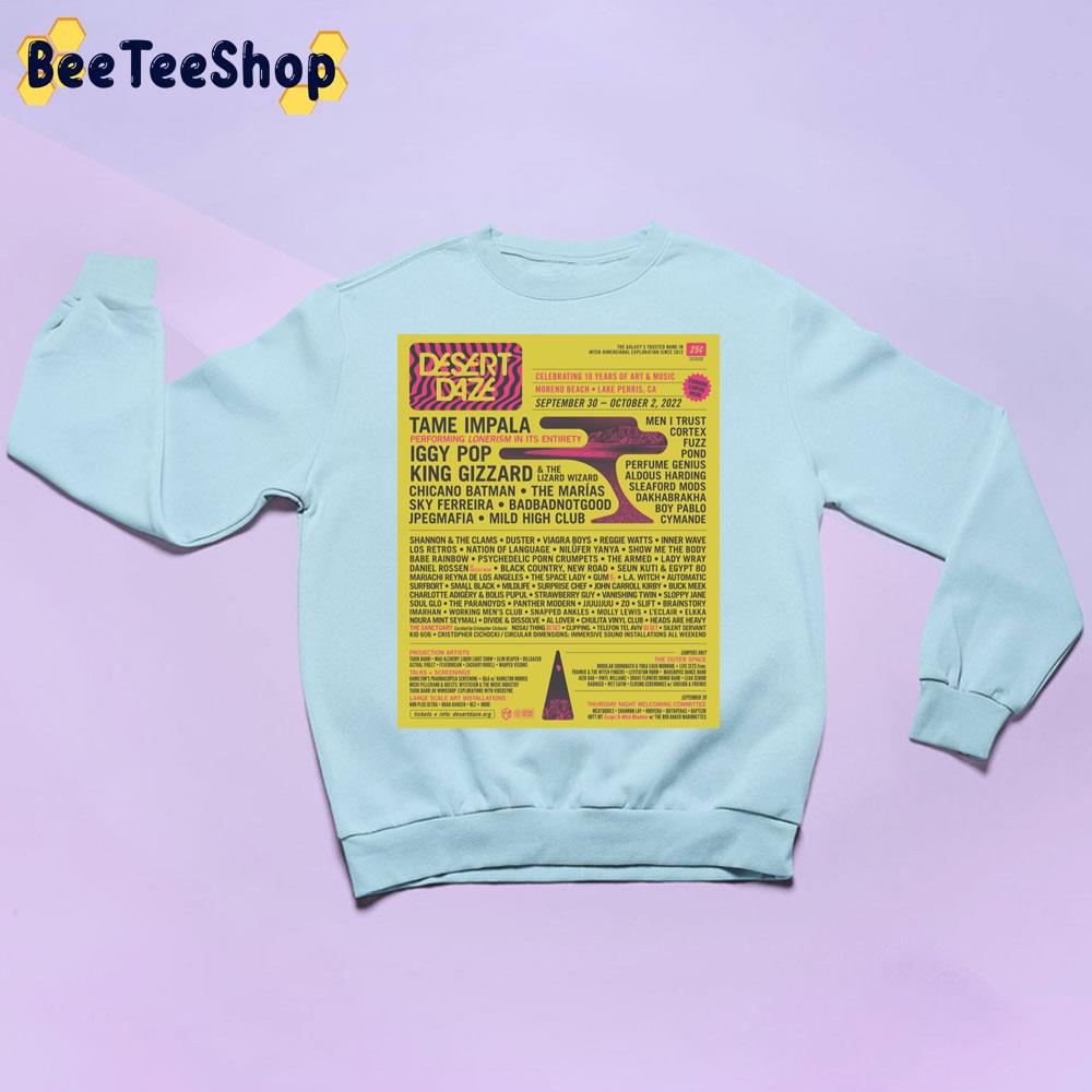 Desert Daze October Festival 2022 Trending Unisex Sweatshirt Desert Daze October Festival 2022 Trending Unisex Sweatshirt