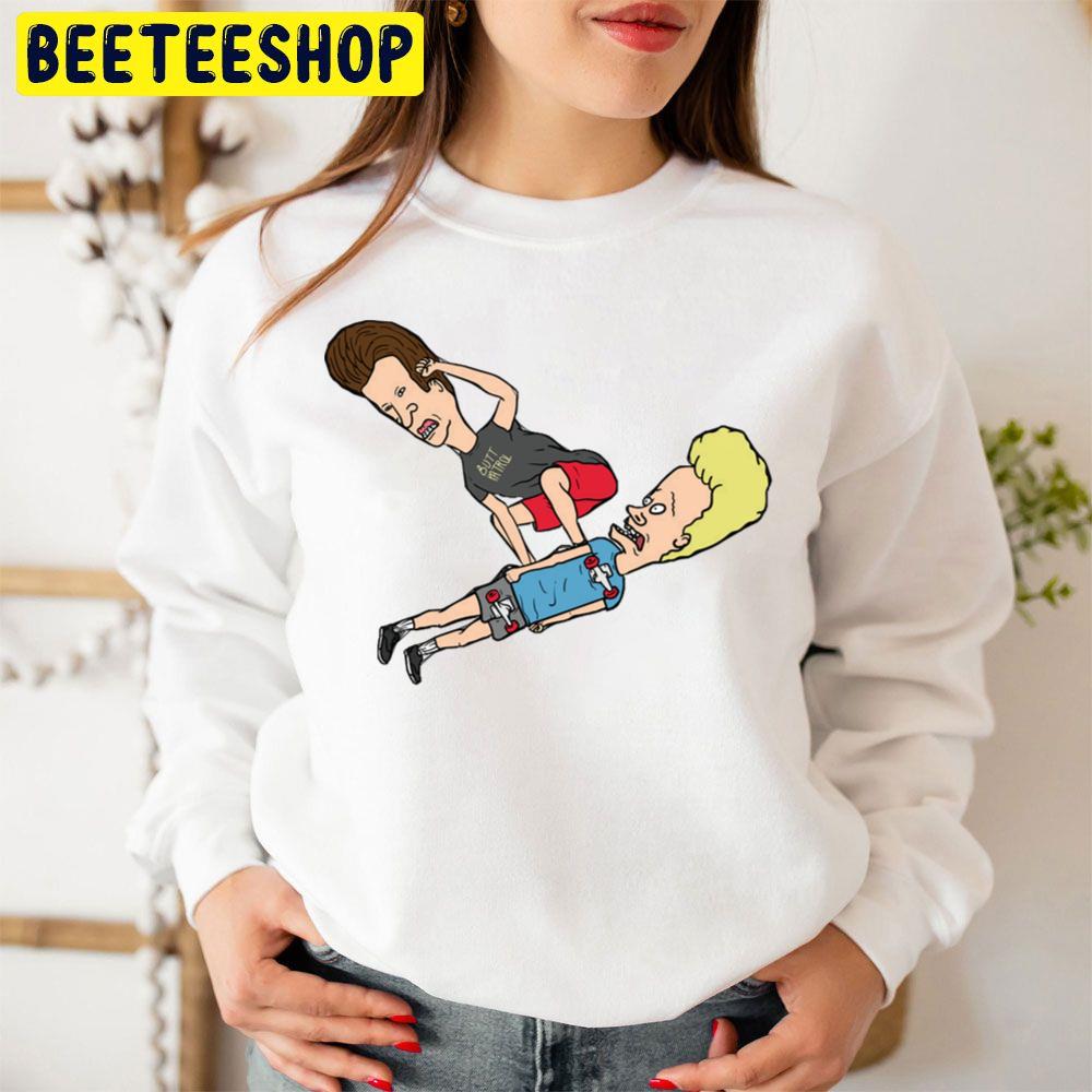 Design Beavis And Butthead Skateboarding Trending Unisex Sweatshirt Design Beavis And Butthead Skateboarding Trending Unisex Sweatshirt