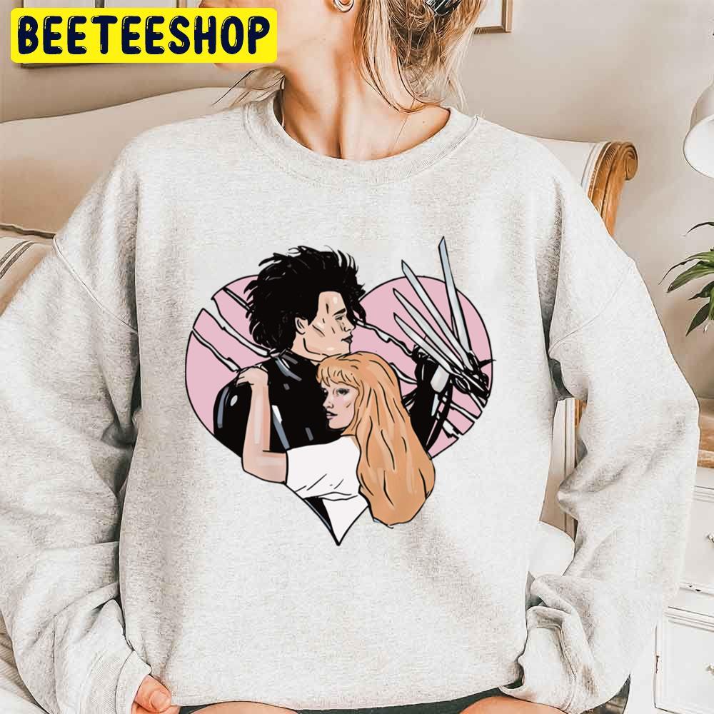 Edward Scissorhands 80s Vintage Pastel Unisex Sweatshirt Edward Scissorhands 80s Vintage Pastel Unisex Sweatshirt