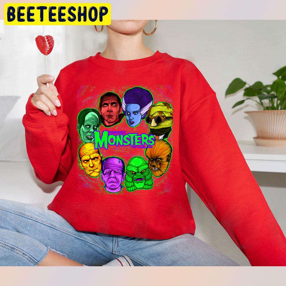 Famous Monsters Of Filmland Halloween Trending Unisex Sweatshirt Famous Monsters Of Filmland Halloween Trending Unisex Sweatshirt