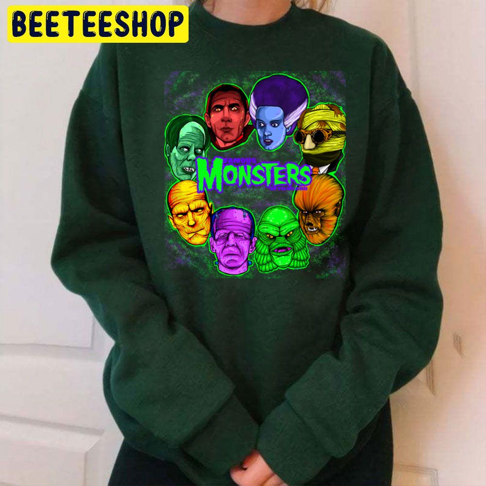 Famous Monsters Of Filmland Halloween Trending Unisex Sweatshirt Famous Monsters Of Filmland Halloween Trending Unisex Sweatshirt