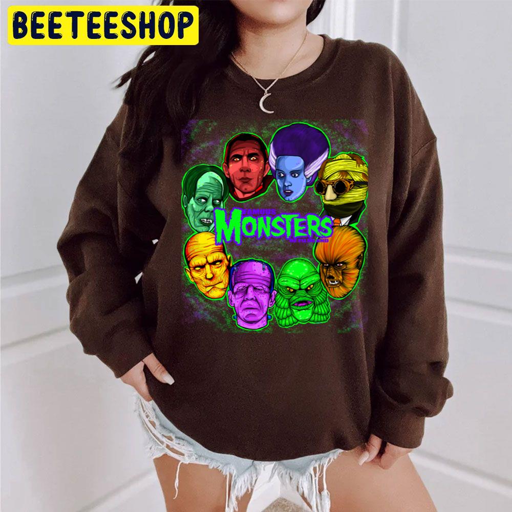Famous Monsters Of Filmland Halloween Trending Unisex Sweatshirt Famous Monsters Of Filmland Halloween Trending Unisex Sweatshirt